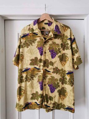 Vintage Wine Print Shirt
